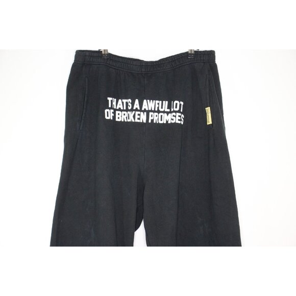 Thats Awful A Lot Of Cough Syrup x Broken Promises Mens Med Sweatpants NEW F1288 - Picture 3 of 6